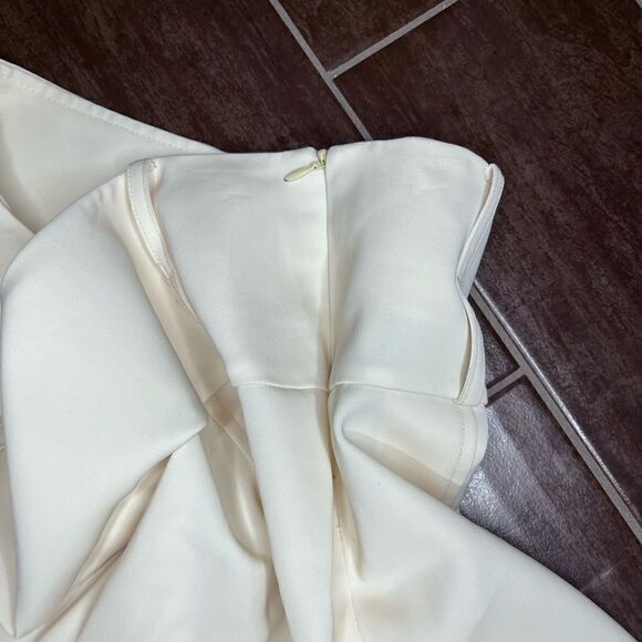 Parma Ivory high rised wide legged palazzo pants sz 16 - Picture 3 of 7